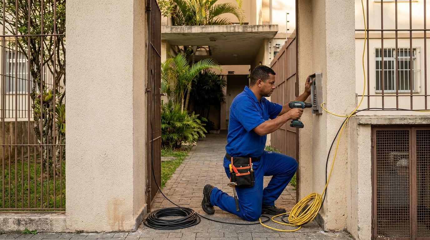 Instalacao de interfone profissional em Itajaí‑SC