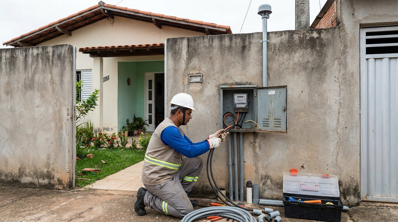 Instalacao de padrao de energia em Itajaí‑SC